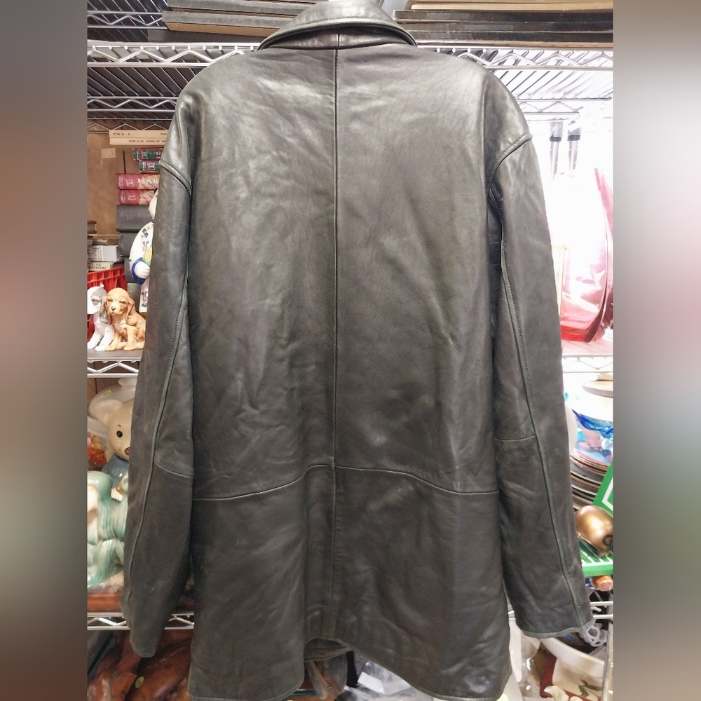 Roberto Villini Leather Jacket Sz XL #4081 - Picture 2 of 6